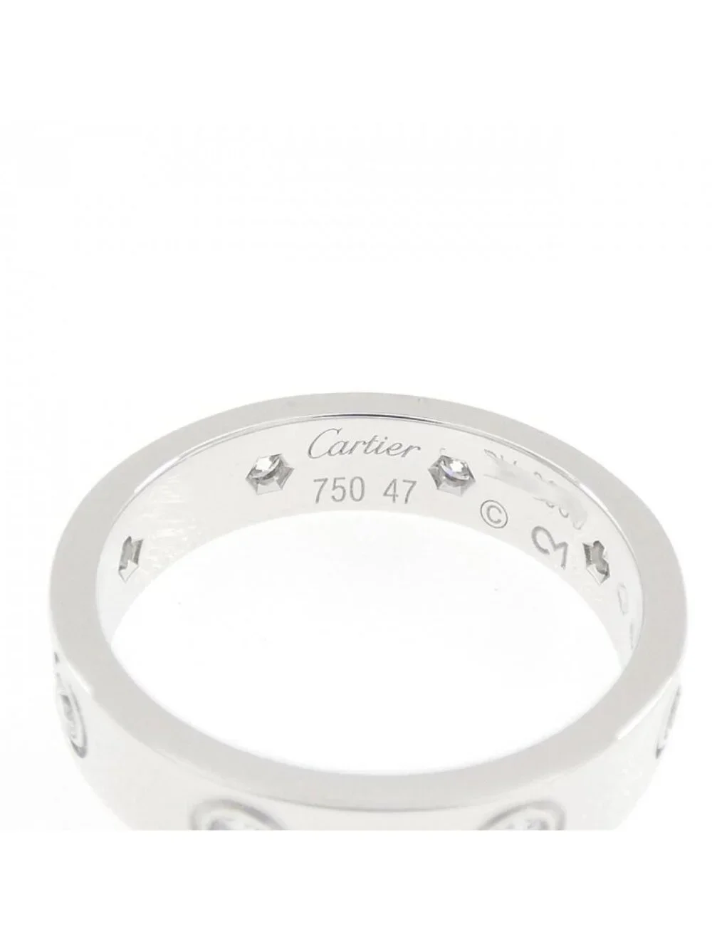 Cartier Mini Love Full Diamond Ring